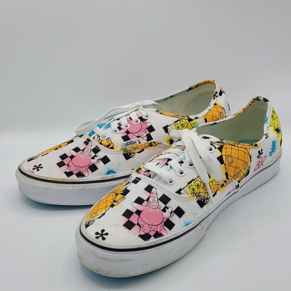 Vans X Spongebob Authentic Airbrush Mens Size 11.… - image 5